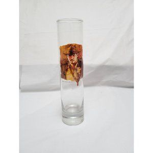 NWT 2004 Disney Hollywood Studios Indiana Jones Tall Shot Glass 7.5 Inches Tall